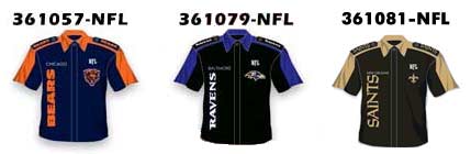 NFL Team End Zone Shirts