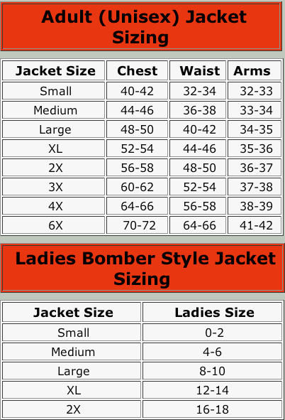 Shirt sizes