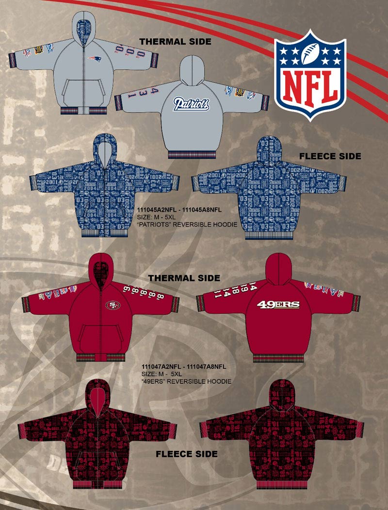 49ers and Patriots Hoodies