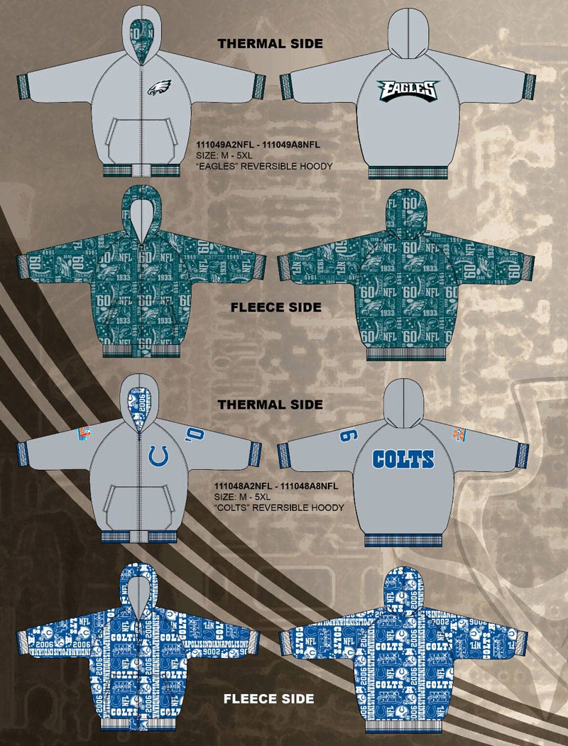 Eagles and Colts Hoodies
