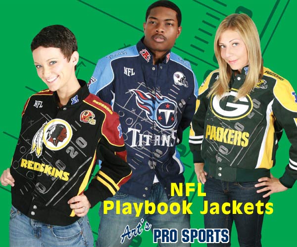 NFL Playbook Jackets