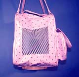 Back Side View Vinyl Pet Carrier