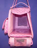 Front View Vinyl Pet Carrier