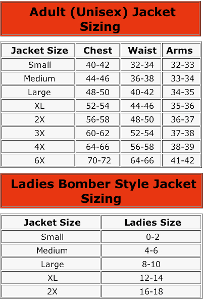 Shirt sizes